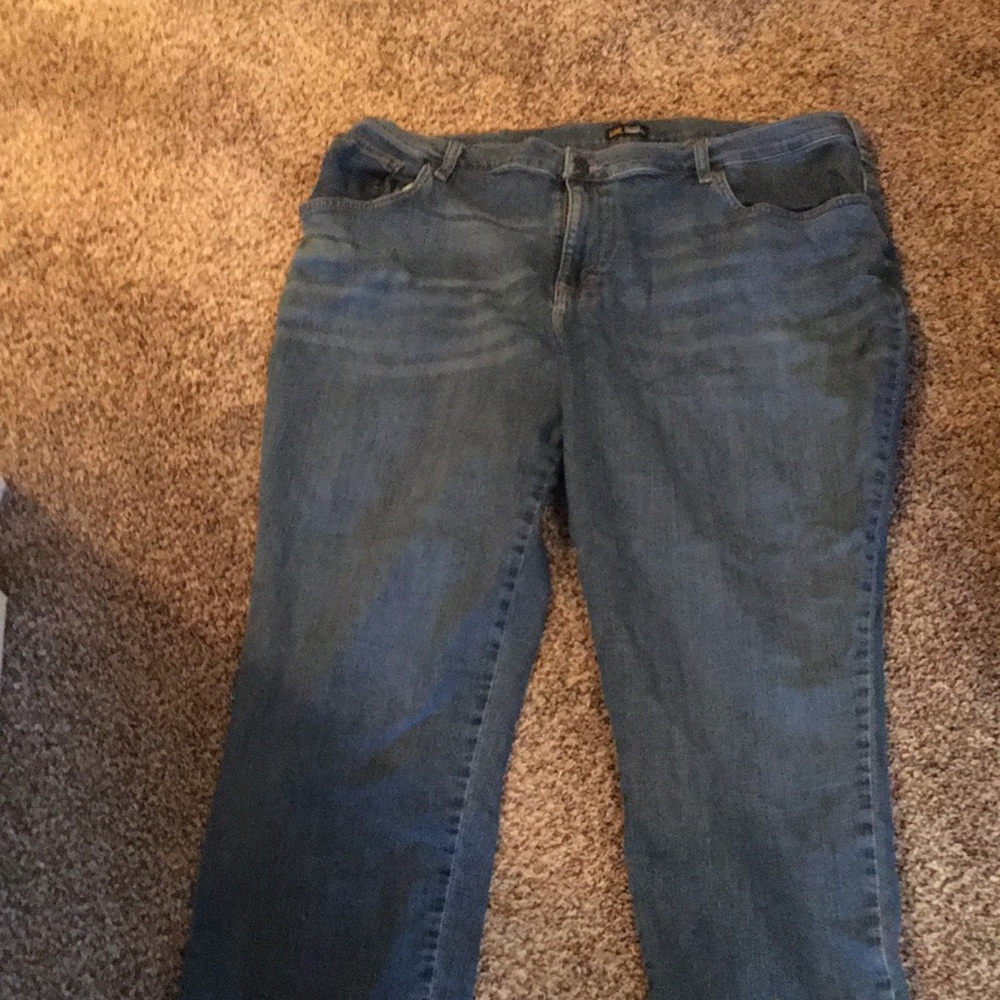 Plus size Lee jeans